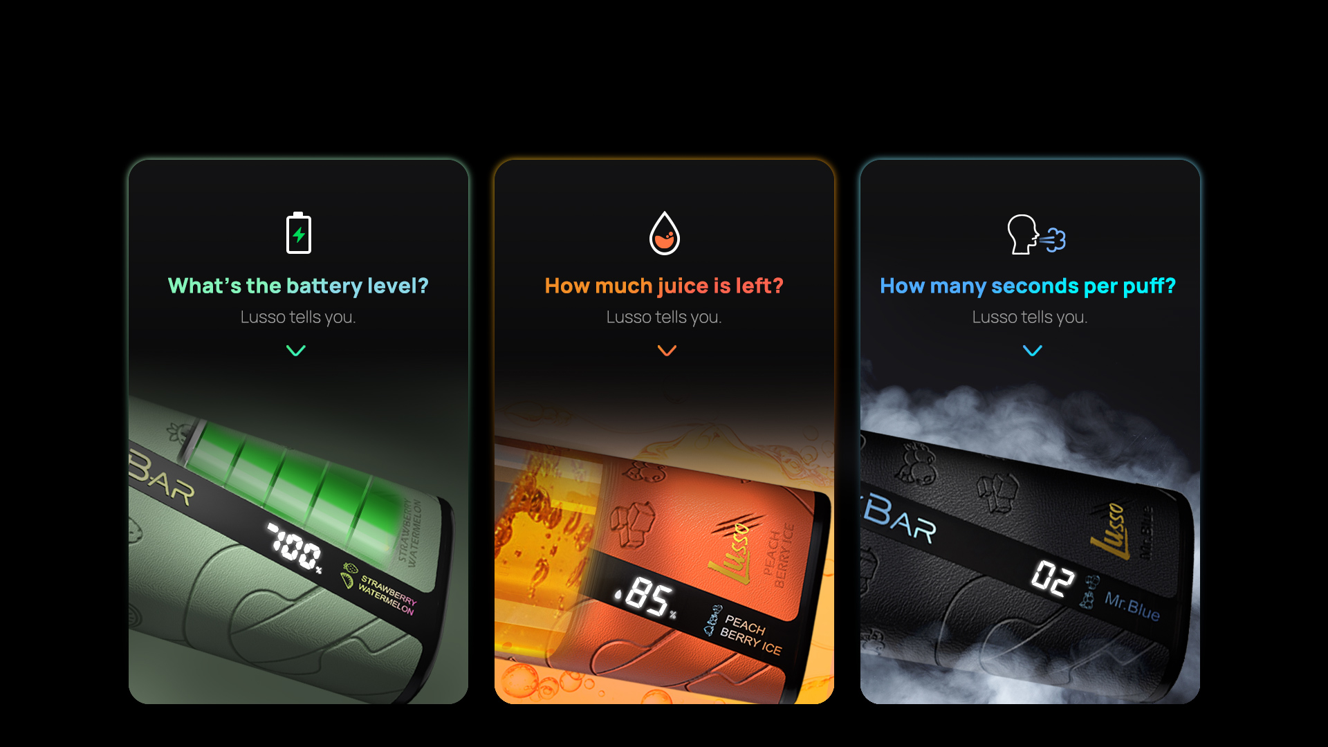 PeakBar Lusso 8200puffs Disposable Vape