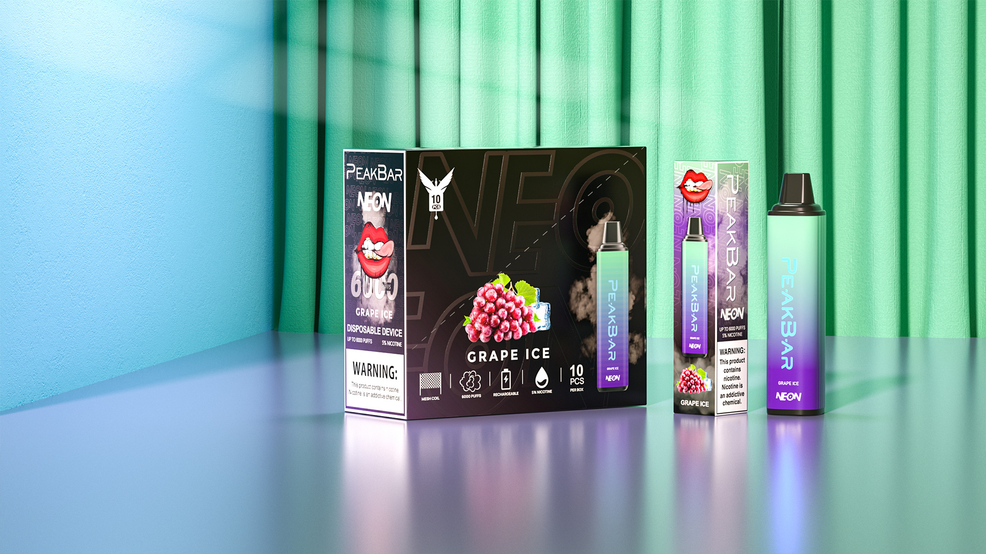 PEAKBAR Neon Vape